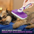 POODLIE Dog Grooming Brush, Self Cleaning Slicker Brush for Dogs and Cats, Purple