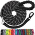 Long Dog Leash 20 FT: Heavy Duty Rope Leashes with Reflective Threads, Bungee, Padded Handle, Swivel Hook for Dogs