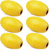 SILANON Marine Rope Floats, 4/6pcs Crab Trap Buoy Fishing Marker Buoys, Oval Water Floats for Boats Pool