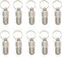AUEAR Pet ID Tags, Stainless Steel Personalized Name Address Cell Phone Number Anti-Lost (10 Pack)