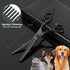 Tips,5 1 Set Dog Grooming Scissors,Black with Safety Round in Curved Dog Scissors for Grooming,Professional Pet