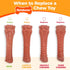 Nylabone Power Chew Classic Bone Chew Toy for Dogs, Bacon Flavor, X-Small/Petite - Up to 15 lbs. (1 Count)