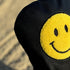 Funny Happy Smile Emoji Driver Headcovers | Smiley Face Club Covers with Rubber Magnet for Secure Positioning