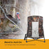 350LBS ARROWHEAD OUTDOOR Low-Profile Turkey Hunting Chair Camo Folding Blind Seat with Mesh Comfort & Carry Strap