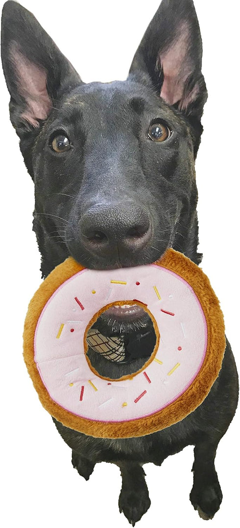 SPOT Tasty Donuts Plush Toy for Dogs 9", Assorted Doughnut Toy