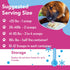 4.65 oz Puppy Scoops Dog Ice Cream Mix (Maple Bacon Flavor), - Just Add Water and Freeze at Home, Powder Mix with Ice