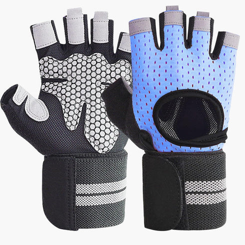 SUJAYU Weightlifting Gym Gloves for Men Women, Breathable Workout Gloves, Anti-Slip Exercise Gloves,