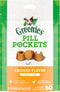 Greenies Pill Pockets for Dogs, Chicken Flavor, Natural Soft Dog Treats, 3.2 oz Pack, 30 Treats
