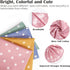 4PCS Spring Dog Bandanas, Cute Soft Cotton Puppy Scarfs, Washable Daily Handkerchief for Small Medium Large Pets