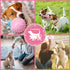 6 Pack Dog Toys for Small Dogs, Pink Soft Rubber Puppy Toys for Teething, Funny Slippers Ball Donut Interactive Set