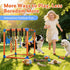 QUJOGA 10 Puppy Play Gym for Small/Medium Dogs with Hanging Puppy Teething Toys,Dog Enrichment Playground,Dog Rope Toys