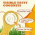 Vitamins&70% 10.16 oz (24 Lickable Cat Grass Treats with Lick-Up Spoons, Healthy Cat Grass Wet Cat Snacks for Hairball