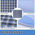 KOOLTAIL Washable Pee Pads for Dogs - Waterproof & Non-Slip Plaid Puppy Potty Training Pads, Reusable Whelping Pads