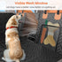 LEHNI Hammock Back Seat Extender for Dogs,Hard Bottom Car Seat Cover for Dogs with Mesh Window,Waterproof Backseat Pet