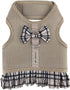 Parisian Pet Step in Dog Harness, 100% Mesh Fabric, Plaid Khaki, Soft Fully Padded, No Pull Dog Vest Harness, Small