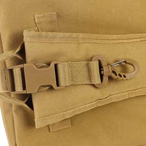 wolfslaves 24" Tactical MP5 Sling Bag, New Shoulder Gear Army Backpack, Black MPS Hunting Cross Bag, Flat Dark Earth Tan