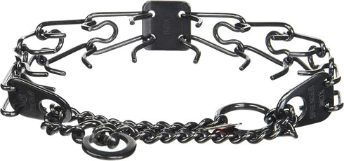 Herm Sprenger Black Small 16" x 2.25mm Prong Training Collar, One Size