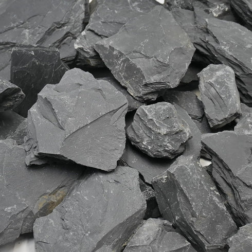 Natural Slate Rock for Aquariums, 3 to 10 Inches, Ideal for Tank Decoration & Landscaping (20lb)