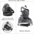 LED Lantern - 2 in 1 Battery Powered Fan and Lantern by Wakeman Outdoors (Portable Fan)