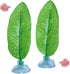 DOBA No Wire Betta Bed Leaf Hammock, Silk Betta Fish Leaf Hammocks Pad Lounger Toys for Fish Tank (2pcs), Green