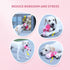 IOKHEIRA Dog Plush Toy for Large Aggressive Chewers, Indestructible Squeaky Stuffed Animals with Cotton