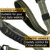 Heavy Duty Dog Leash with 2 Padded Handles & Easy Metal Clip, 4-6FT Shock Absorbing No Pull Leashes for Medium Large