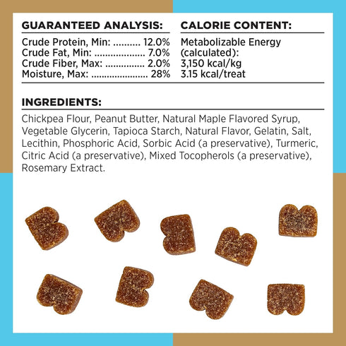 BIXBI Liberty Peanut Butter Dog Treats - Small, Low-Calorie Training Snacks