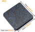 Treadmill Mat Pads, Exercise Equipment Mat with High Density Rubber for Floor Protection, 3.94" x 3.94" x 0.5" (4 PCS)