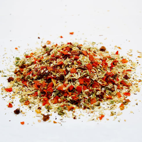 1 Naturejam Pound Garden Vegetable Dried Mix Dehydrated Carrots, Bell Peppers, Onion, Garlic, Basil & Black Pepper