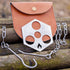 Portable Outdoor Campfire Grill Tripod Board, Stainless Steel Camping Grill Tripod Set with Adjustable Chain Hook for