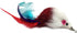 Pet Fit For Life 7 Piece Replacement Feathers and Soft Furry for Interactive Cat and Kitten Toy Wands
