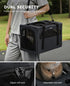 11lbs, Pecute Cat Carrier Stable, Pet Carrier with Hidden Anxiety Relief Partition & Stable Steel Frame, Safe Cat