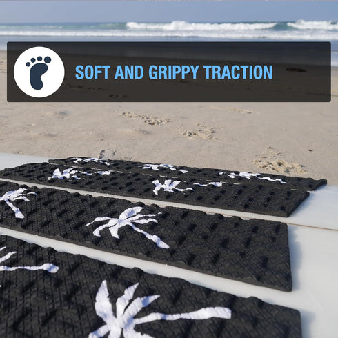 Ho Stevie! Surfboard Front Traction Pad - Go Wax-Free, Soft Traction with Strong Adhesive