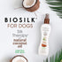 BioSilk for Dogs Silk Therapy Shampoo with Organic Coconut Oil - Waterless Coconut Dog Shampoo for Fresh Coats, Beige