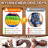 Dog Toys - 4-Pack Indestructible Chew Toys for Aggressive Chewers - Nylon Durable Dog Toys for Medium Large
