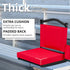 HABUTWAY Stadium Seats with Back Support and Thick Cushion Bleacher Seats with Backs and Cushion Wide, Stadium Chairs