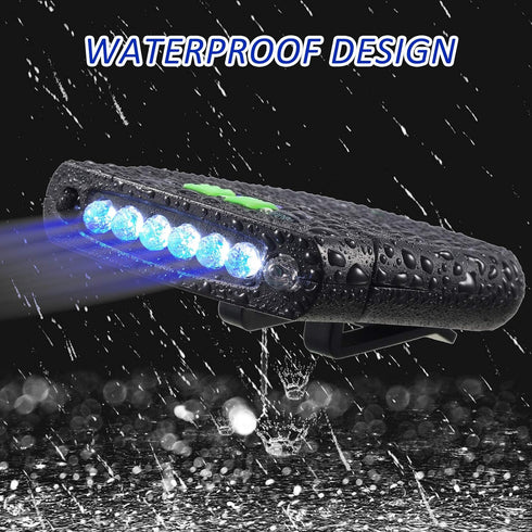 Mudder USB Rechargeable LED Clip on Cap Flashlight - Waterproof Ultra Bright Hat Headlamp for Fishing Camping Hand Work