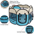 Pet Puppy Dog Playpen, Portable Foldable Cat Tent Crates Cage, Indoor Outdoor Playground 29x16 Pop Up Pet Play Pen