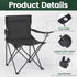 2 Pack Camping Chairs - Lightweight and Supportive Chairs for Adult and Lightweight Individuals - Compact, Durable