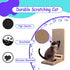 L Shape Cat Scratch Large Pad, Wall Mounted Durable Cardboard Scratcher for Indoor Cats, Catnip Included