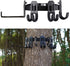Treestand Strap Gear Hangers, 3 Metal Gear Hooks and 1 Bow Hanger for Tree Stand Hunting Gears