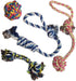 Puppy Dog Pet Rope Toys Set of 4 for Small to Medium Dogs