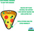 Durable Pizza Squeaky Dog Toy for Aggressive Chewers, Tough Aggressive Dog Chew Toy, Chewer Dog Toy for Puppy, Small, and Medium Dogs