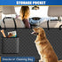 WoofKnows Hammock 54"x 58", Dog Car Seat Cover for Back Seat with Storage Pocket Dog Protects Against Dirt Seat Covers
