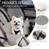 15 lbs, Dog Car Seats for Small Dogs, Puppy Car Seat Under Small Dog Bed for Travel, Elevated Pet Seat with Safety