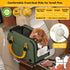 12lb PAWZIDEA Center Console Dog Car Seat, Enclosed Small Dog Armrest Booster Carseat, Secure Straps &Anti Slip