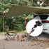 REDCAMP Heavy Duty Suction Cup Anchor with Securing Hook Tie Down, Removable Camping Tarp Accessory