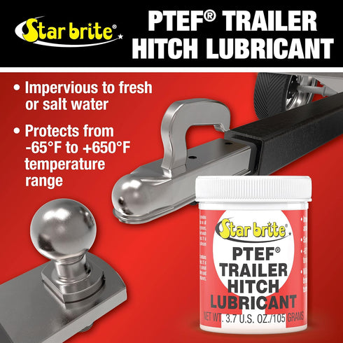 4 OZ (085804) STAR BRITE PTEF Trailer Hitch Lubricant - All-Weather Protection for Trailer Hitches - Rust & Corrosion