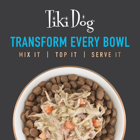 Tiki Dog Taste of The World Whole Food, Variety Pack of Gourmet Flavors in Broth - 3 Oz Cups, Pack of 10
