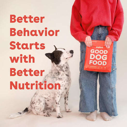 16 oz) Pupford Good Dog Food, Freeze-Dried Raw, High-Protein, Superfood Ingredients, Vet-Approved, No Fillers